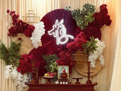 5 lưu ý quan trọng khi trang trí bàn thờ gia tiên ngày cưới